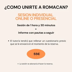 Sesión individual Online o Presencial